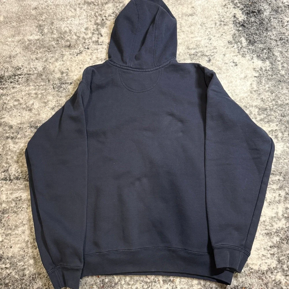 Carhartt Mens Navy Blue Original Fit Graphic Sleeve Hoodie‎ Sweatshirt Size L - Picture 4 of 6